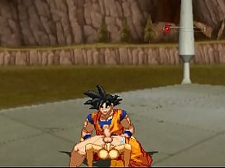 MUGEN: Luffy Fucks Son Goku