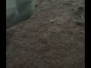 Mostrando piernas en el parke